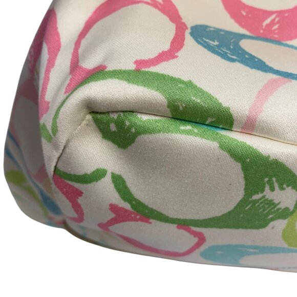 COACH Hampton Pastel Signature Scribble Shoulder Bag Tote 247 w/ 2 Hang Tags - Picture 10 of 16